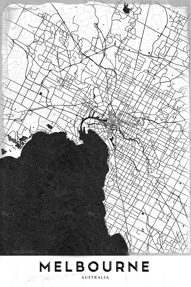 Melbourne art print by Studiosix for $57.95 CAD