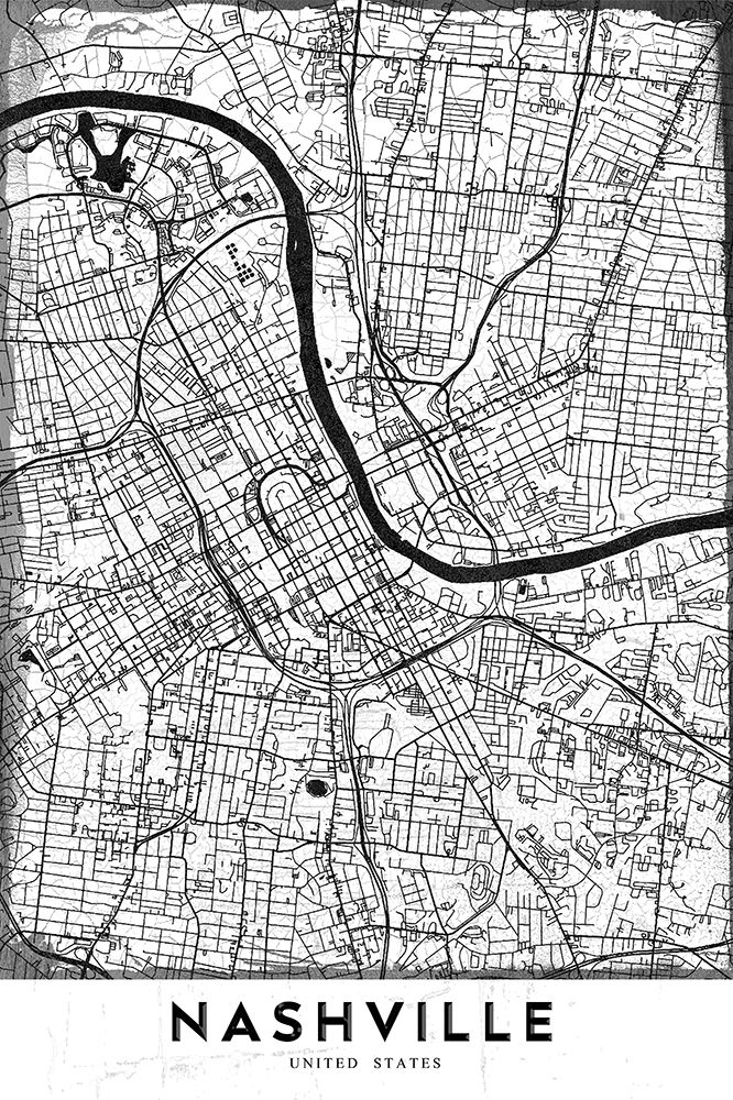 Nashville art print by Studiosix for $57.95 CAD