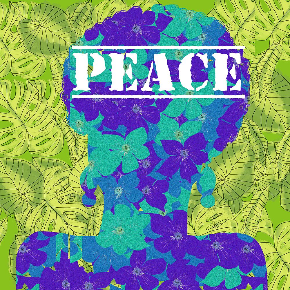 Flower Womanblue Copy 2 art print by Lynnda Rakos for $57.95 CAD