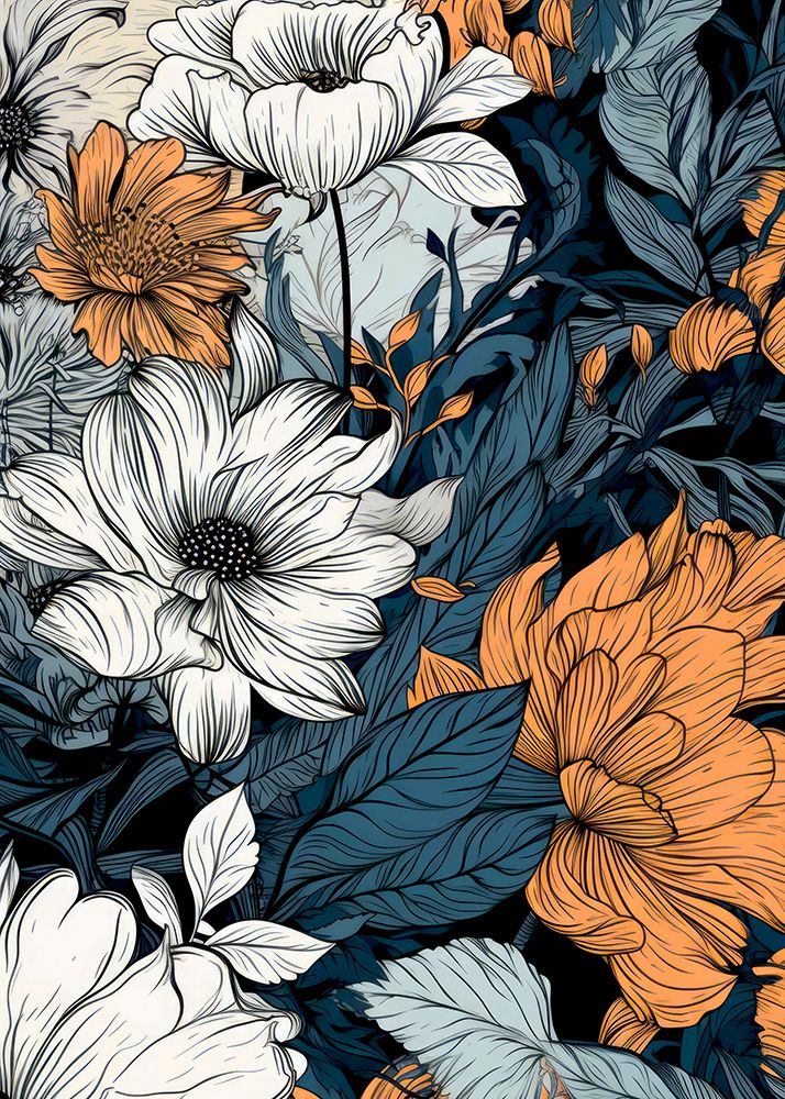 Meadow flowers 24 art print by Justyna Jaszke for $57.95 CAD