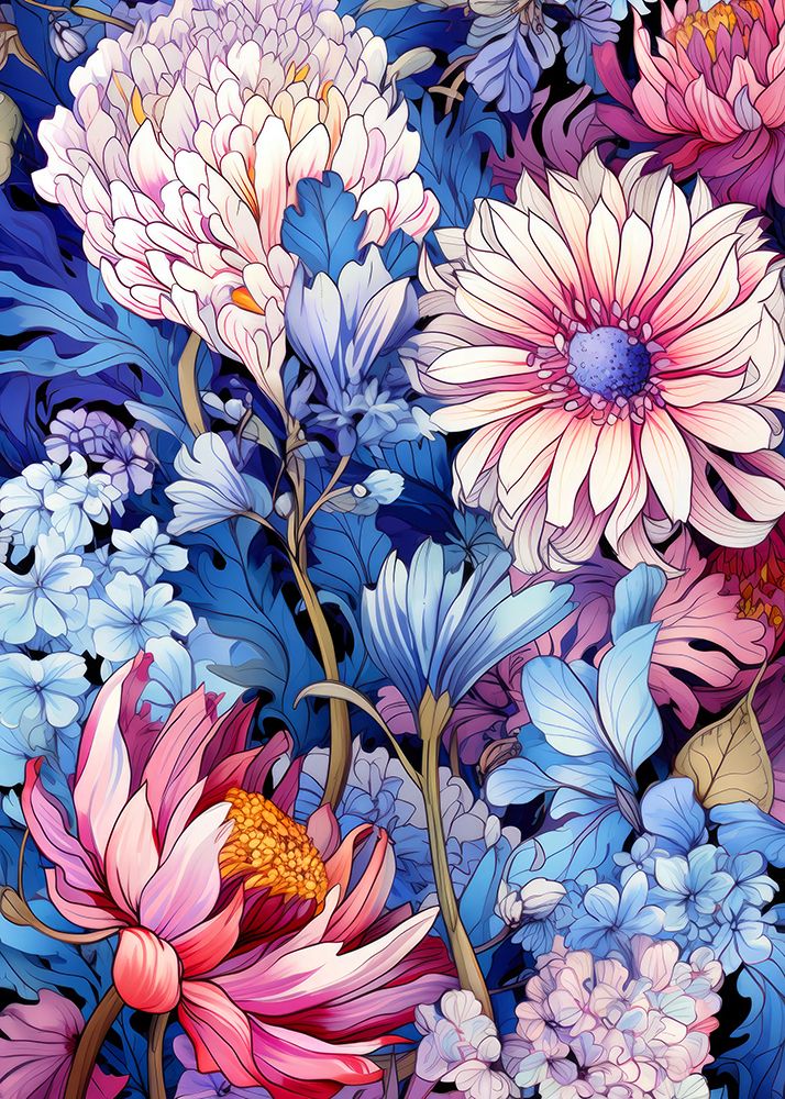 Meadow flowers 21 art print by Justyna Jaszke for $57.95 CAD