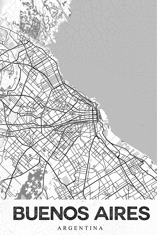Buenos Aires White art print by Studiosix for $57.95 CAD