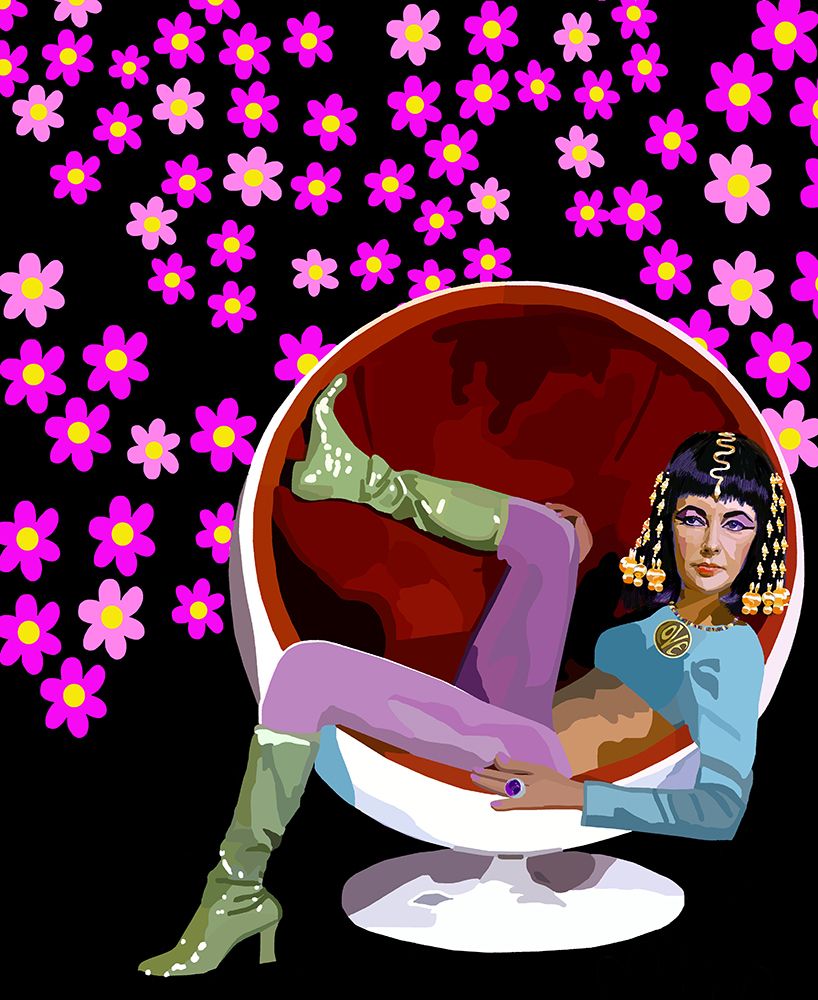 60s Glam art print by Lynnda Rakos for $57.95 CAD