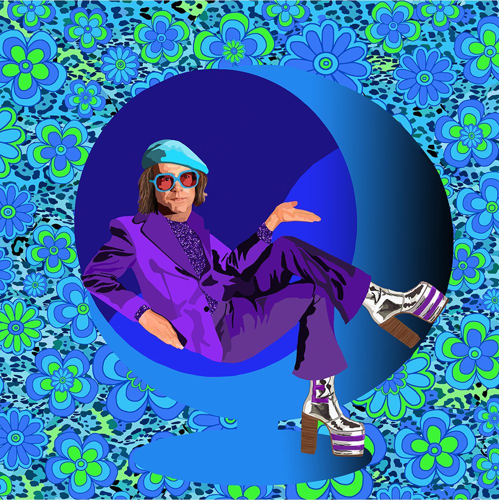 Elton art print by Lynnda Rakos for $57.95 CAD