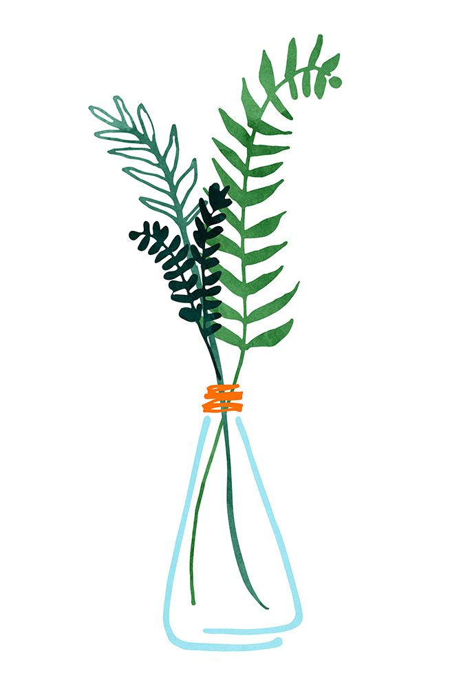 Simple Greenery art print by Kristian Gallagher for $57.95 CAD