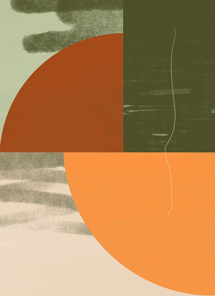 Fall Decor Abstract Shape art print by Nilesh Kulkarni for $57.95 CAD