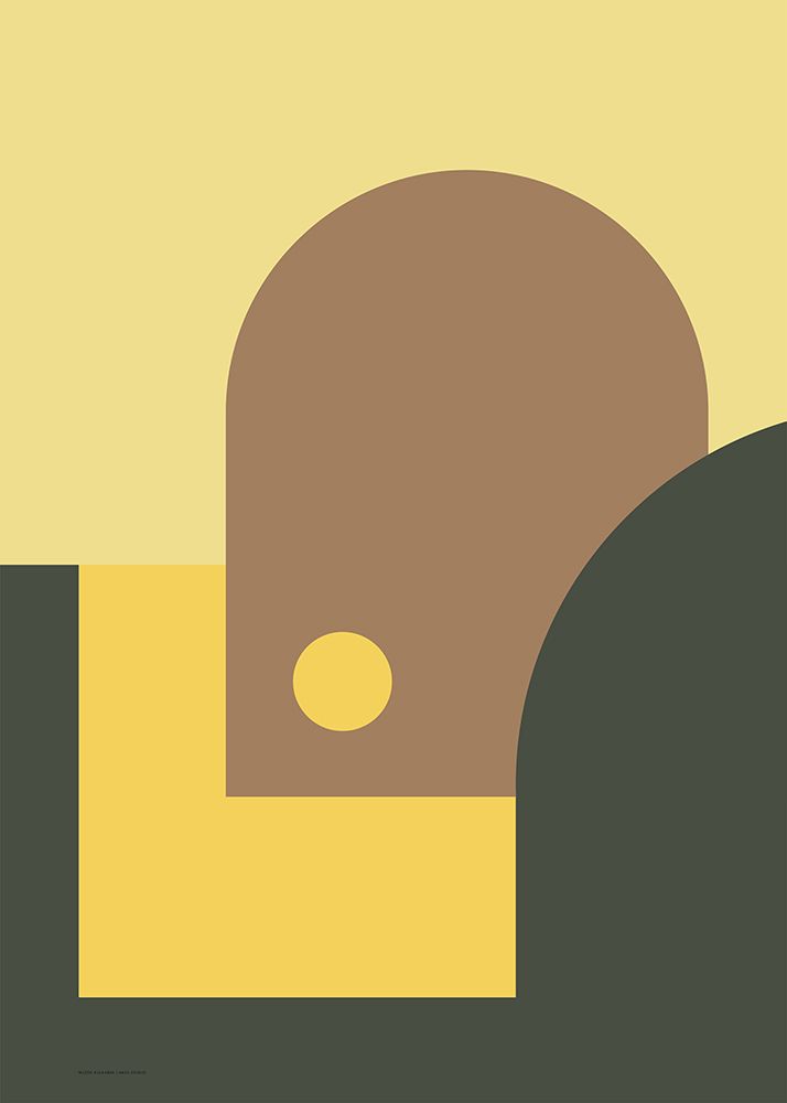 Mid Century Shapes 01 art print by Nilesh Kulkarni for $57.95 CAD