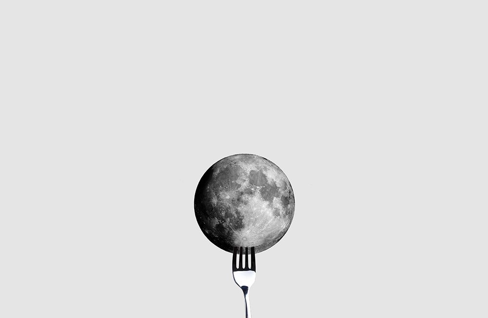 Moon a Fork art print by Nilesh Kulkarni for $57.95 CAD