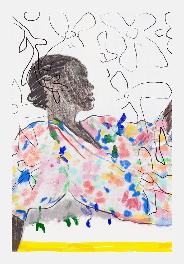 Colored art print by Beate Tubach for $57.95 CAD