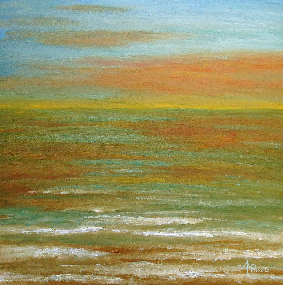 Sunset At the Salt Marsh art print by Angeles M. Pomata for $57.95 CAD