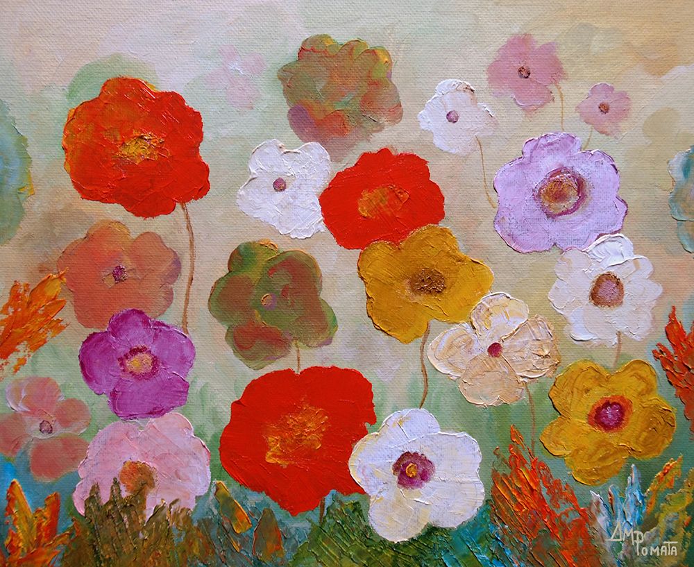 Popies At Noon art print by Angeles M. Pomata for $57.95 CAD