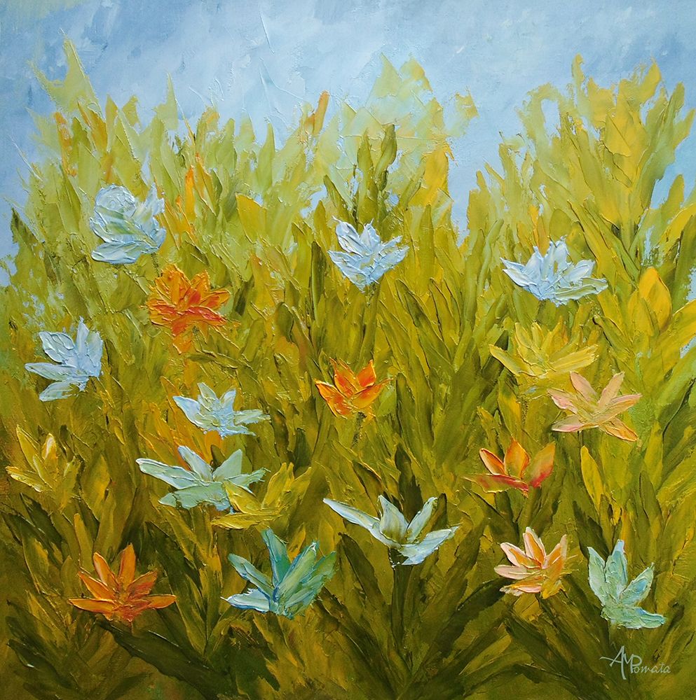 Leafy Little Garden art print by Angeles M. Pomata for $57.95 CAD