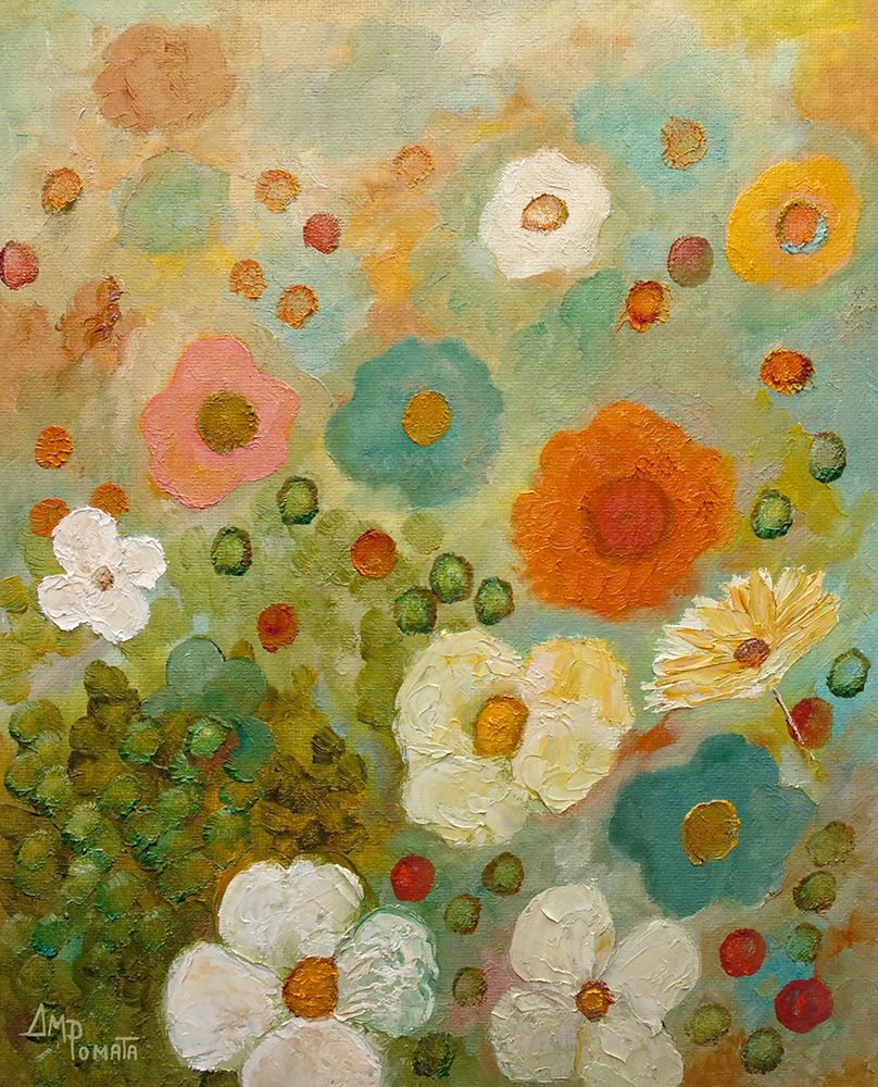 Flower Whirl art print by Angeles M. Pomata for $57.95 CAD