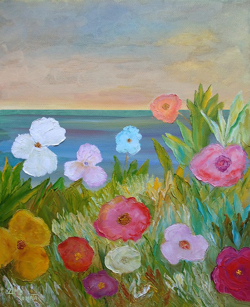 Blossoming Shore art print by Angeles M. Pomata for $57.95 CAD