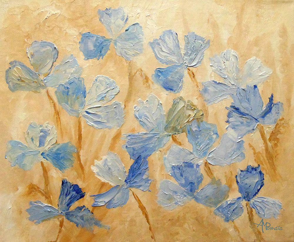 Bloom In Blue art print by Angeles M. Pomata for $57.95 CAD