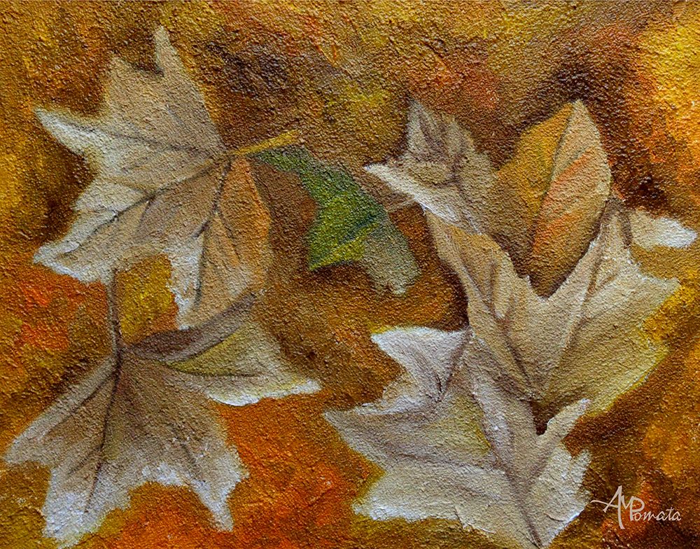 Autumn Leaves art print by Angeles M. Pomata for $57.95 CAD