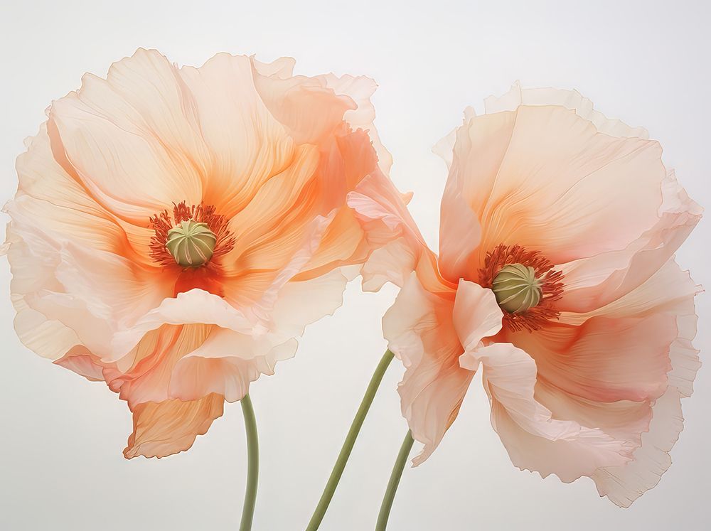 Poppies 3 art print by Bilge Paksoylu for $57.95 CAD