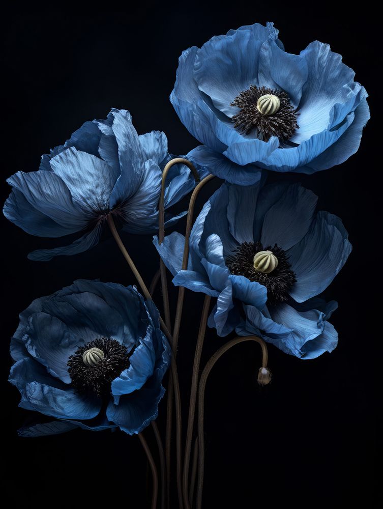 Poppies 6 art print by Bilge Paksoylu for $57.95 CAD