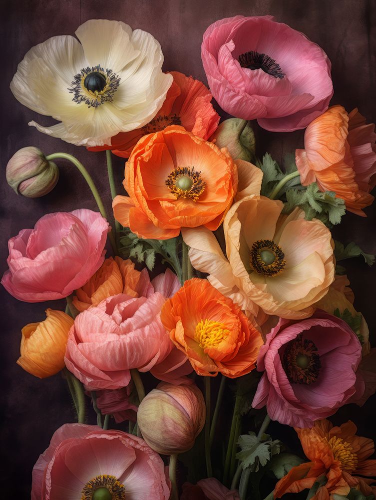Poppies 13 art print by Bilge Paksoylu for $57.95 CAD