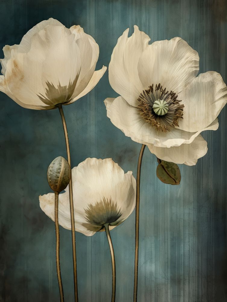 Poppies 22 art print by Bilge Paksoylu for $57.95 CAD