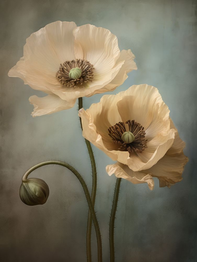 Poppies 23 art print by Bilge Paksoylu for $57.95 CAD