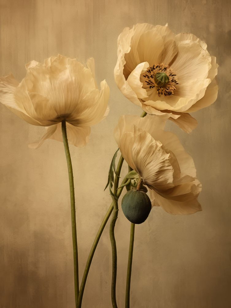 Poppies 24 art print by Bilge Paksoylu for $57.95 CAD