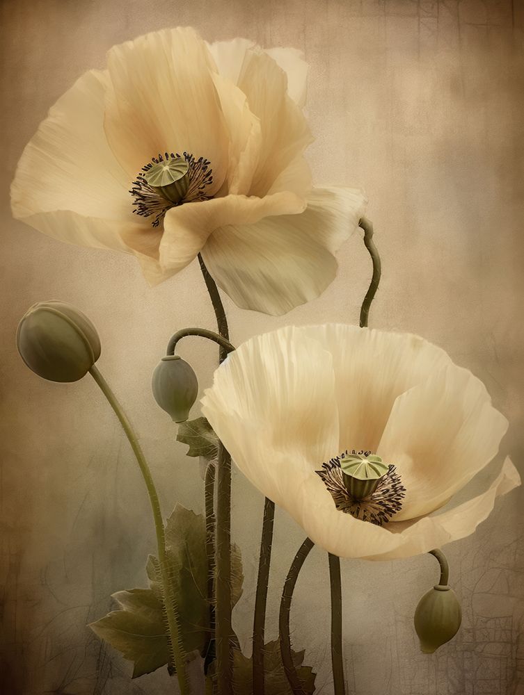 Poppies 25 art print by Bilge Paksoylu for $57.95 CAD