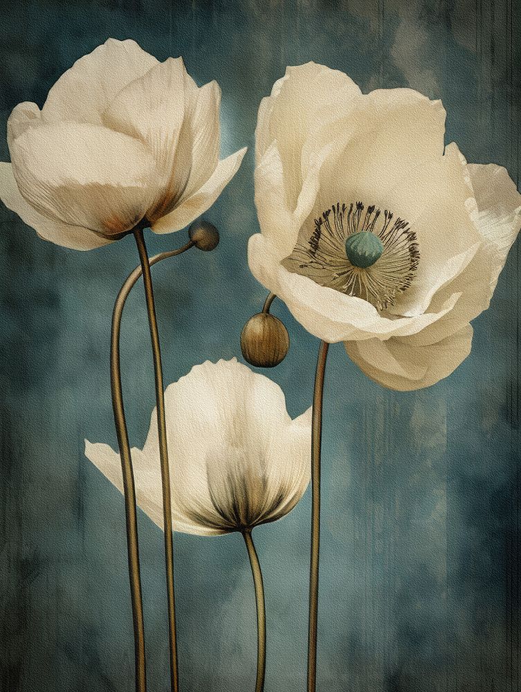 Poppies 31 art print by Bilge Paksoylu for $57.95 CAD