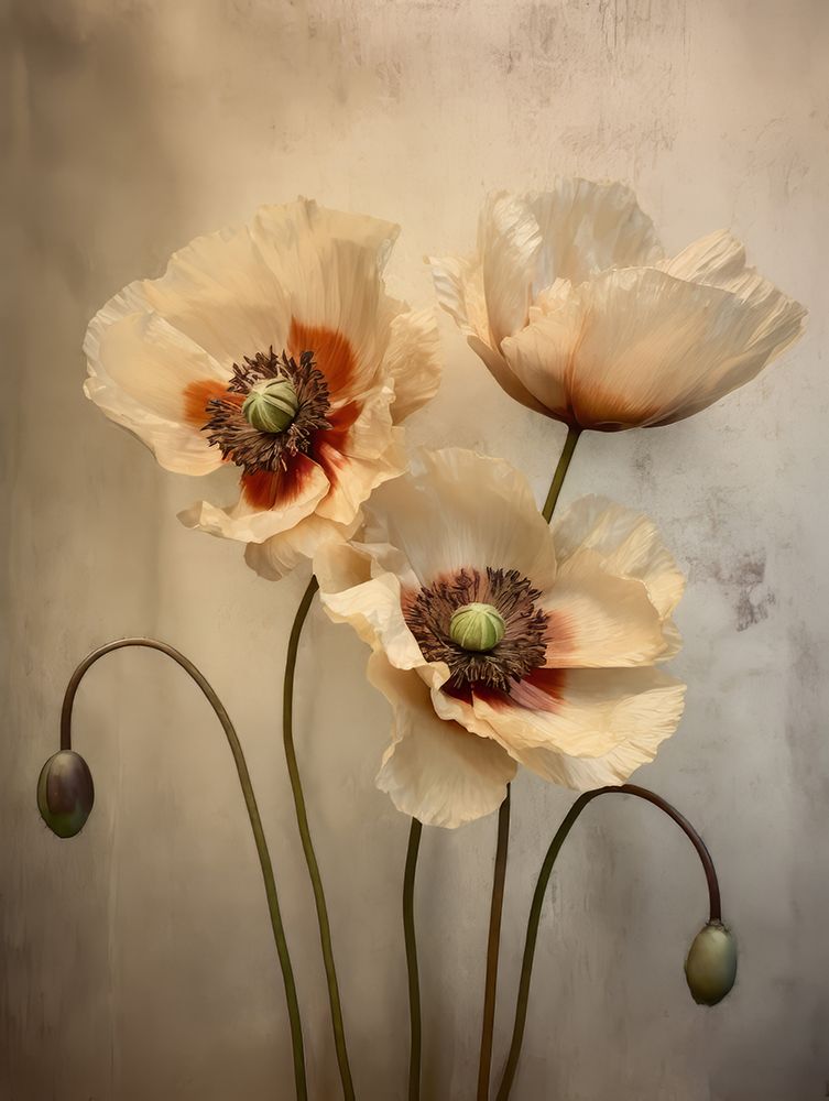 Poppies 36 art print by Bilge Paksoylu for $57.95 CAD