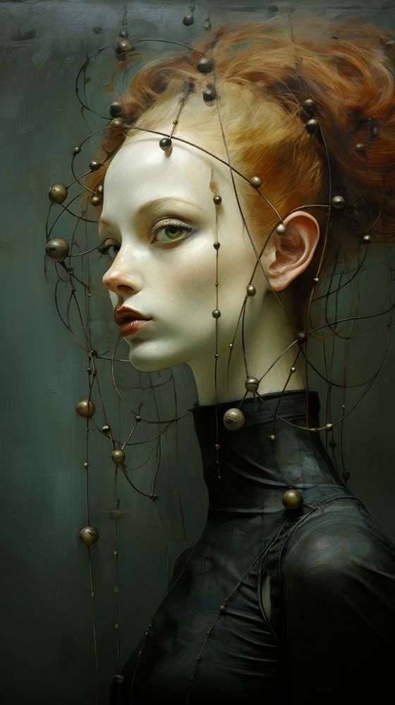 Robotic Girl 4 art print by Bilge Paksoylu for $57.95 CAD