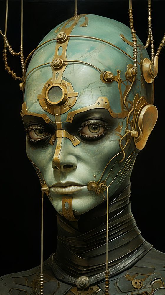 Robotic Girl 8 art print by Bilge Paksoylu for $57.95 CAD