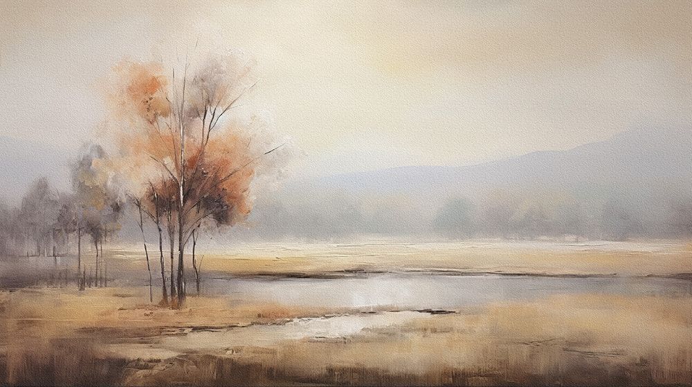 Muted Landscape 2 art print by Bilge Paksoylu for $57.95 CAD