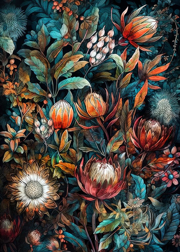 Meadow flowers 35 art print by Justyna Jaszke for $57.95 CAD