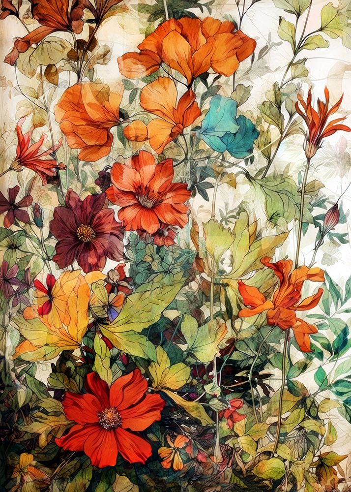 Meadow flowers 34 art print by Justyna Jaszke for $57.95 CAD