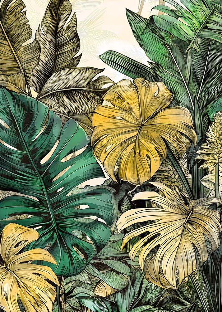 Nature Leaves 41 art print by Justyna Jaszke for $57.95 CAD