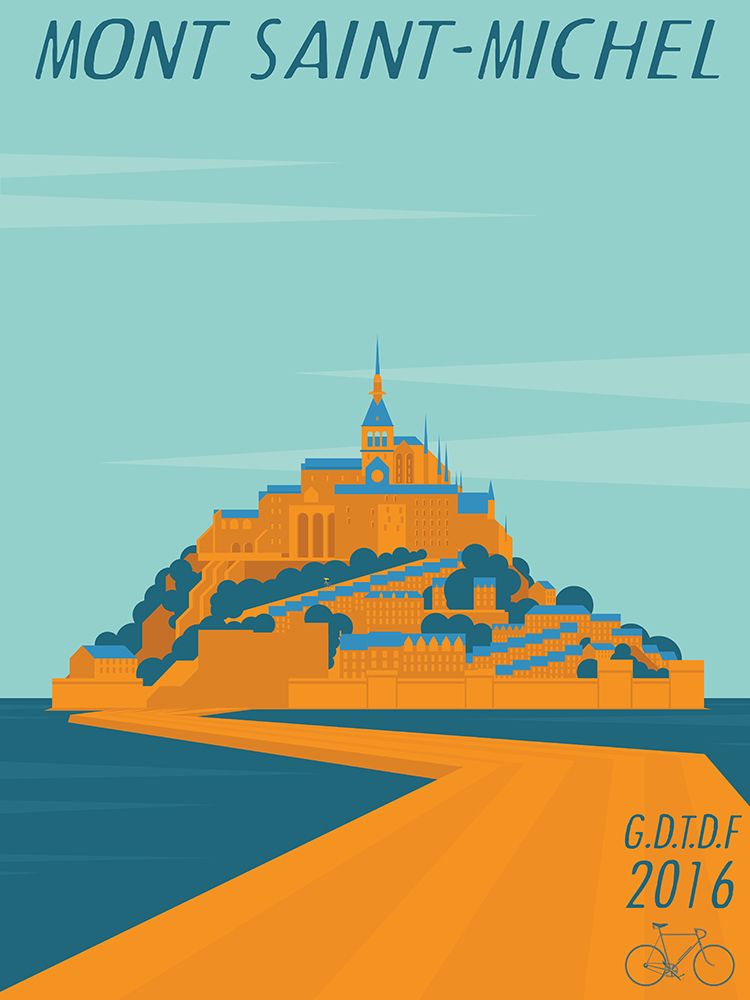 Mont Saint Michel art print by Wyatt 11 for $57.95 CAD