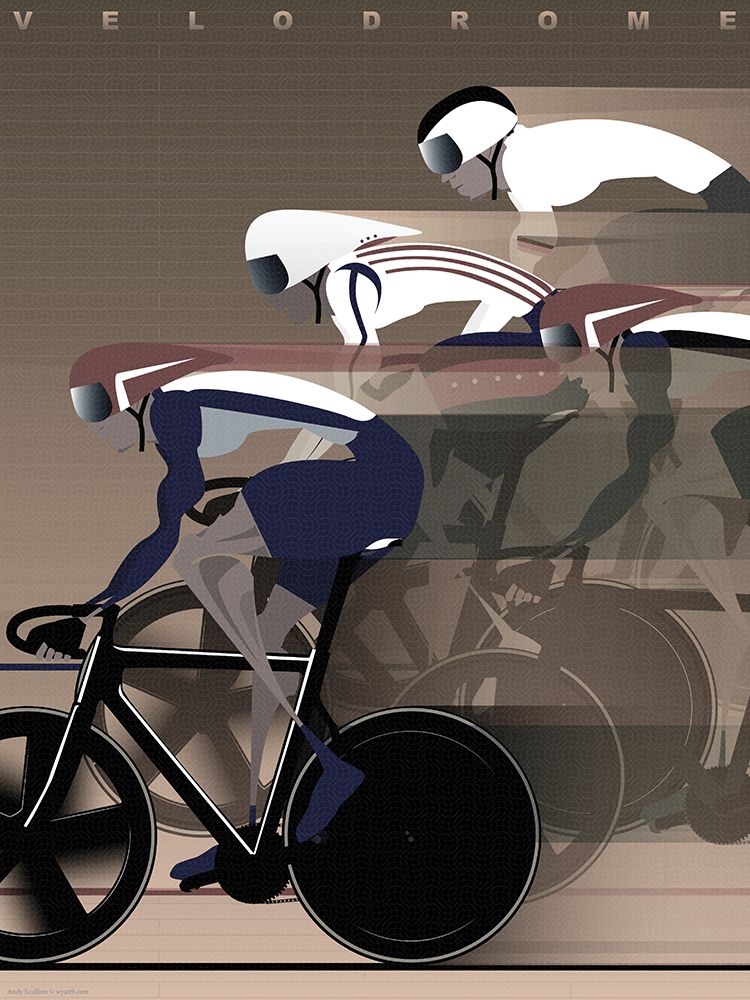 Velodrome art print by Wyatt 9 for $57.95 CAD
