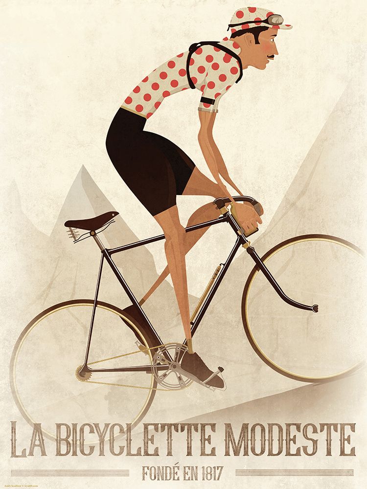 King of the Mountains Polka Dot Jersey art print by Wyatt 9 for $57.95 CAD