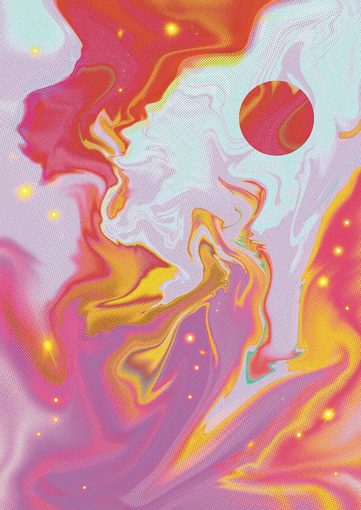 Molten Mars Red Plant art print by Amy Louise Baker for $57.95 CAD