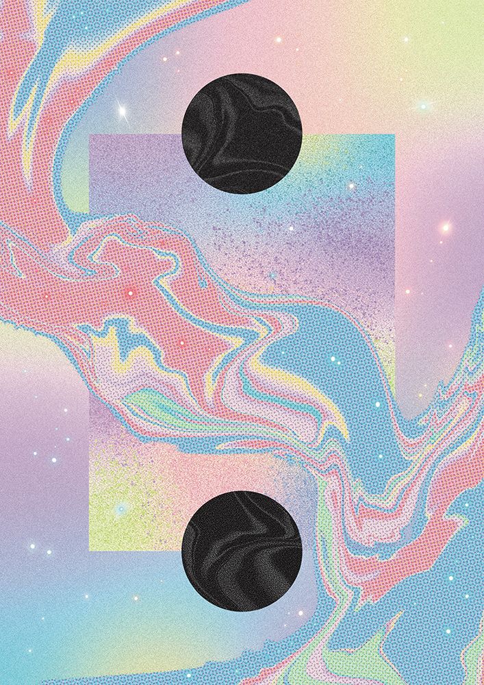 Black Hole Pastel Cosmos art print by Amy Louise Baker for $57.95 CAD