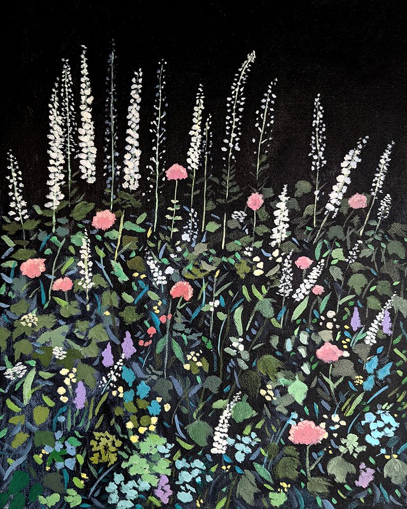 Night Garden art print by Claire Whitehead for $57.95 CAD