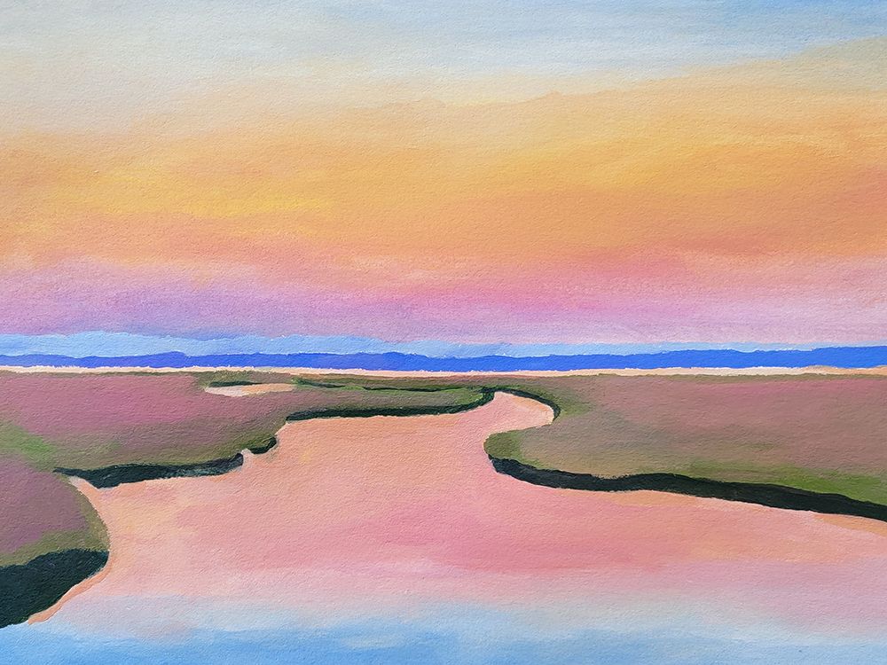 Pink Water art print by Claire Whitehead for $57.95 CAD