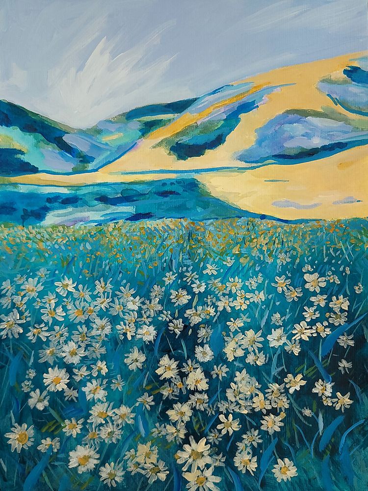 Summer Flowers art print by Claire Whitehead for $57.95 CAD