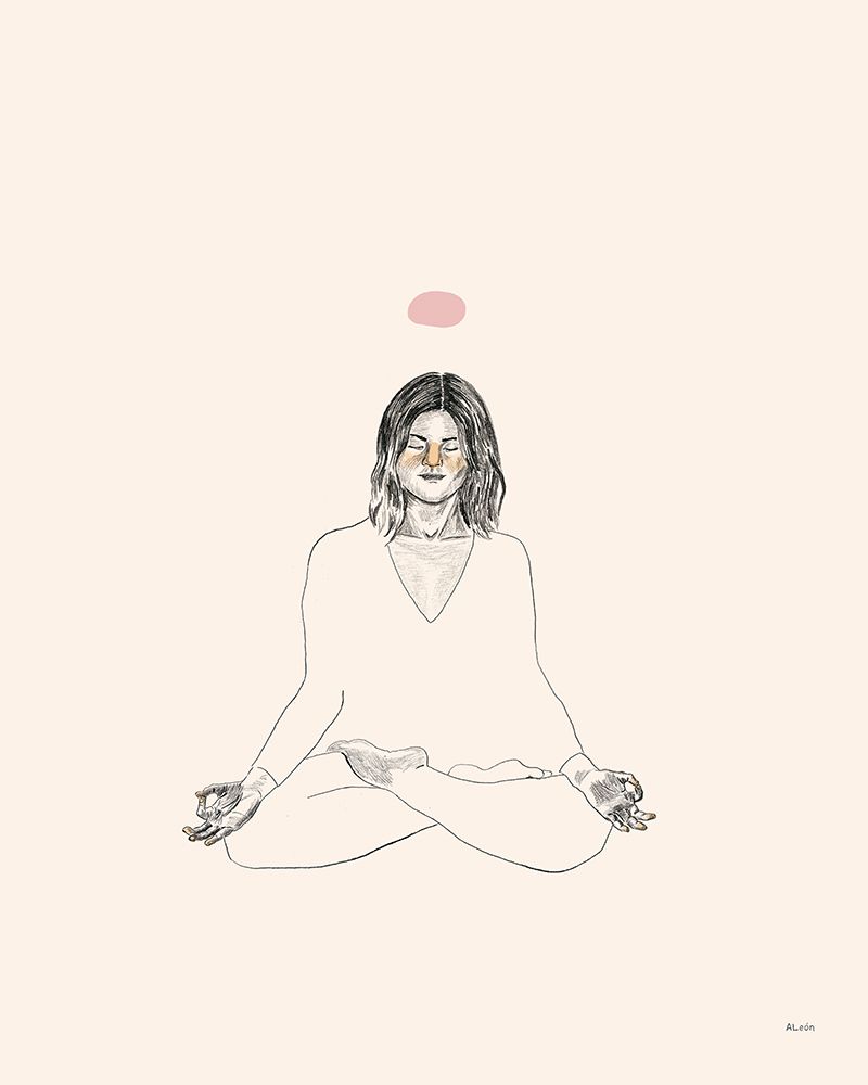 Lotus Girl art print by Amanda Leon for $57.95 CAD