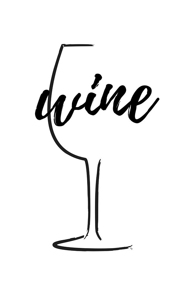 Wine Icon art print by Martina for $57.95 CAD
