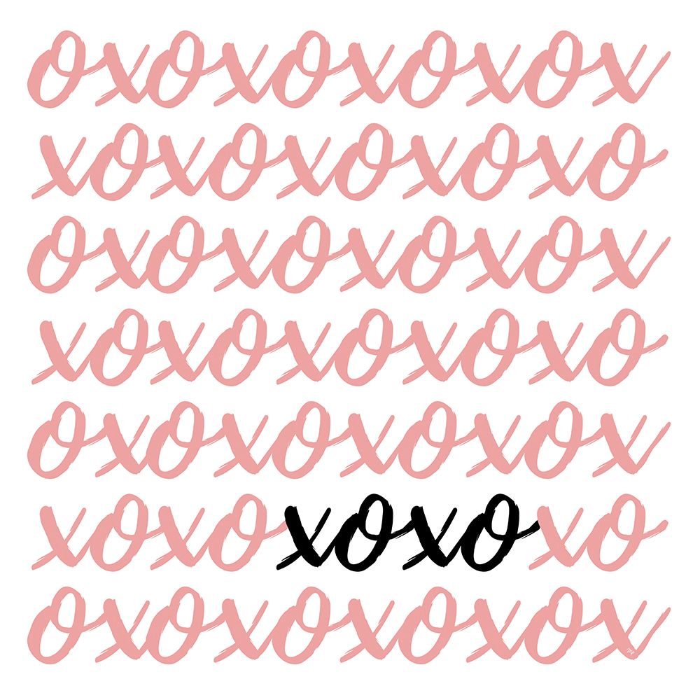 Kiss Me Xoxo art print by Martina for $57.95 CAD