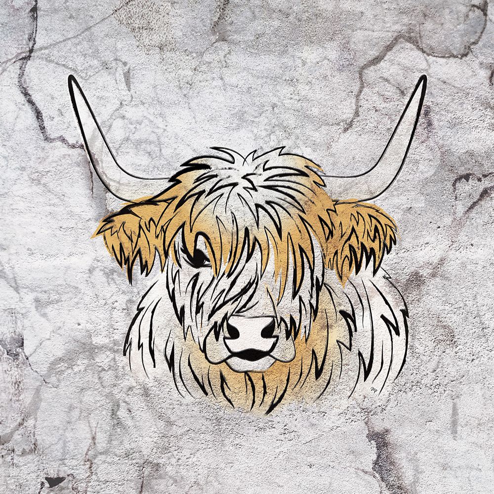 Highland Cow art print by Martina for $57.95 CAD