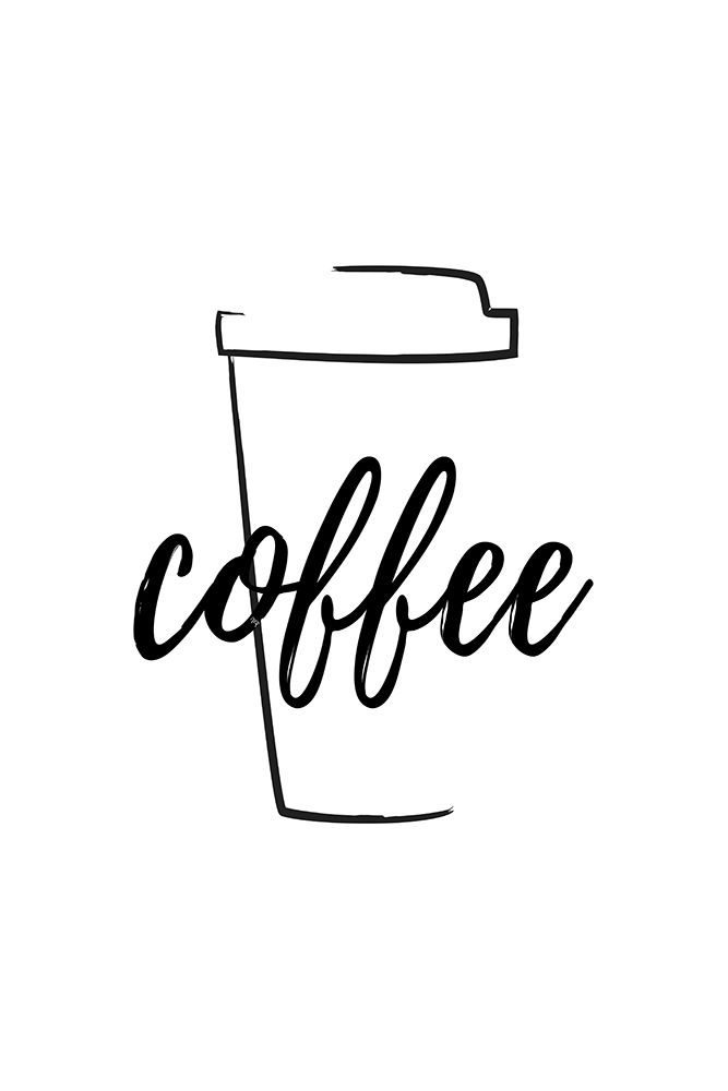 Coffee Icon art print by Martina for $57.95 CAD