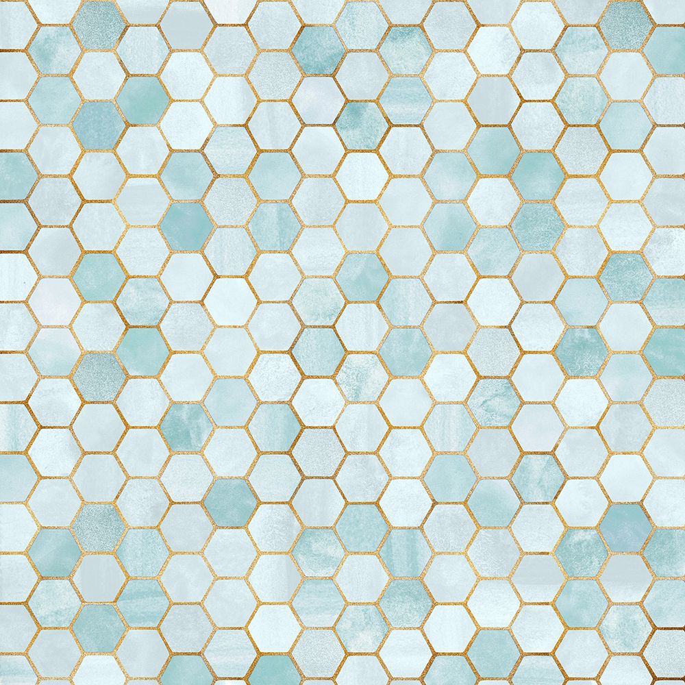 Mermaid Honeycomb art print by Kristian Gallagher for $57.95 CAD