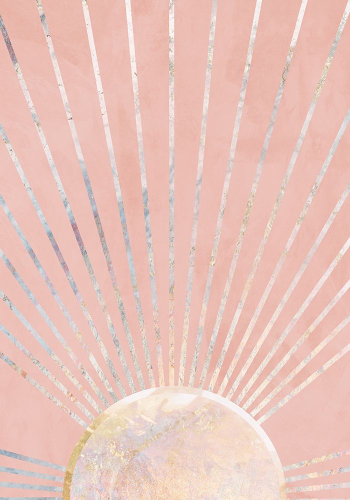 Orange sun rising art print by Sarah Manovski for $57.95 CAD
